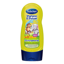 Sampon si gel de dus Bubchen Shampoo & Shower Dschungelbande 230 ml
